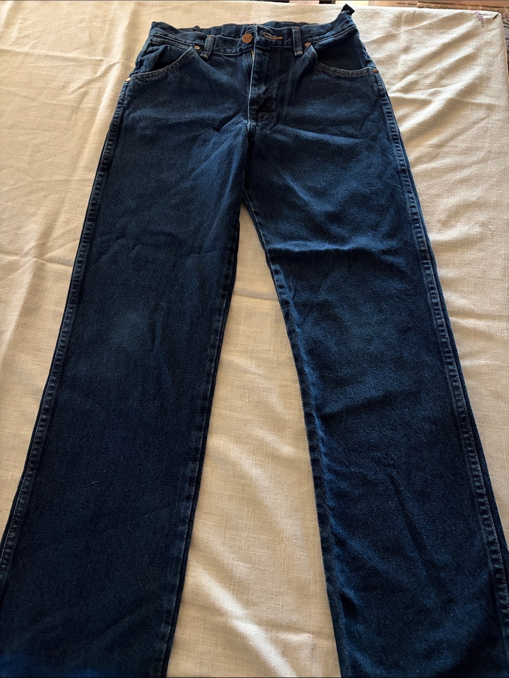 0044-BOYS Wrangler Dark Indigo Jeans
